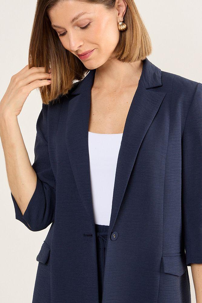Blazer Ligero Azul Marino Ma Griffe 16002225066104-1