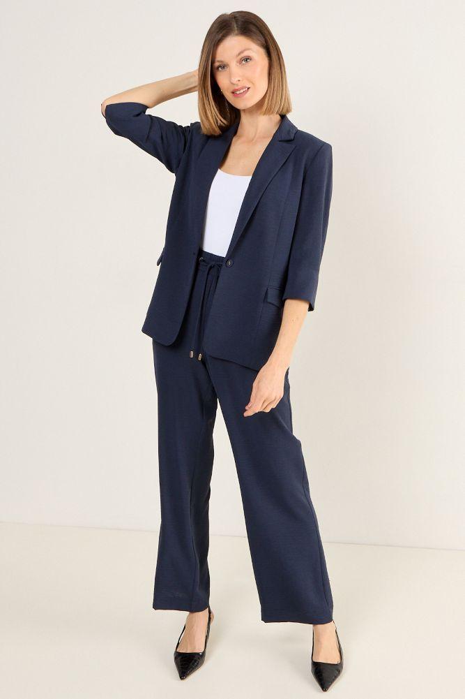 Blazer Ligero Azul Marino Ma Griffe 16002225066104-3