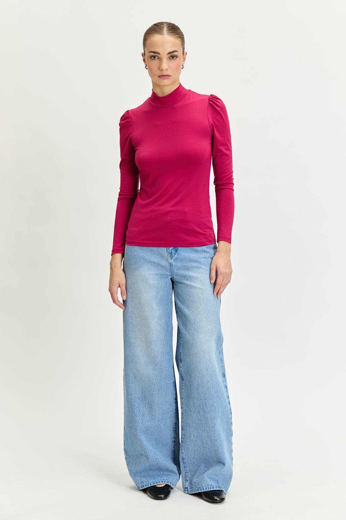 Polera Lisa Fucsia 14204224001116-3