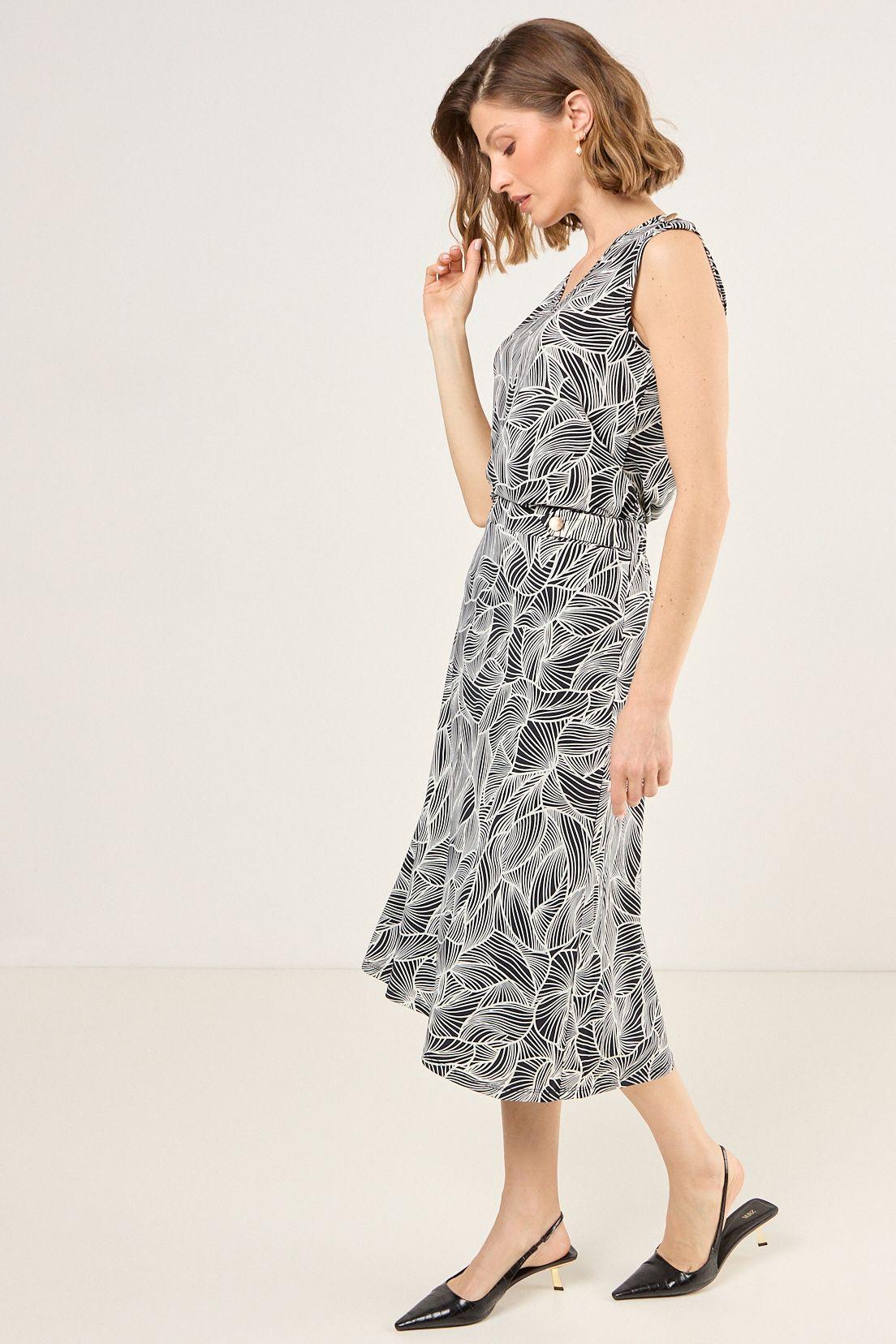 Falda Larga Azul Ma Griffe 12102225005104-4