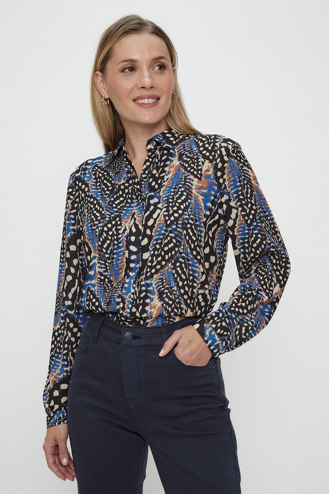 Blusa Fantasia Azul Ma Griffe 14102224050104-0