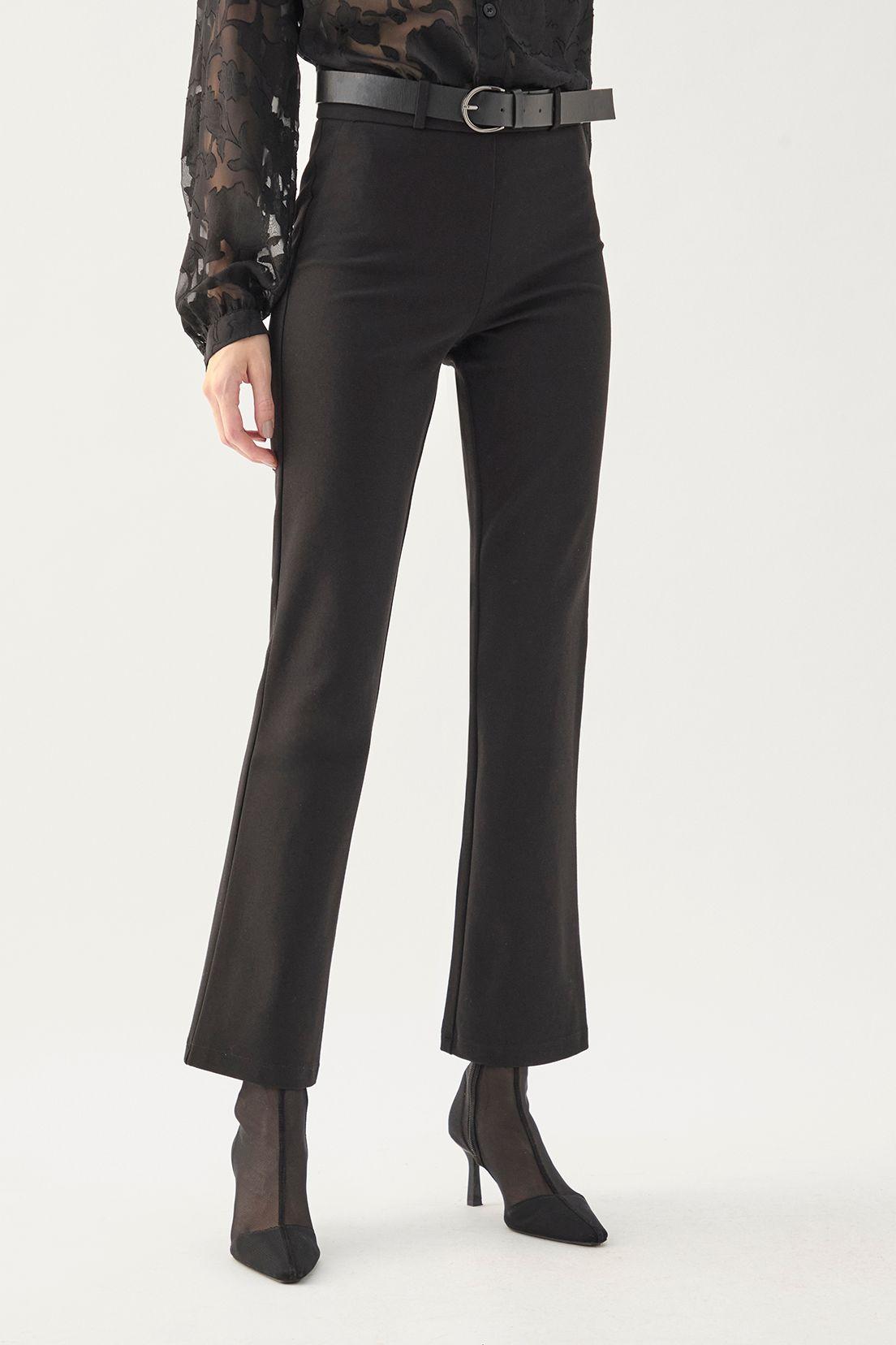 Calza Semi Flare Negro 11407125051102-1