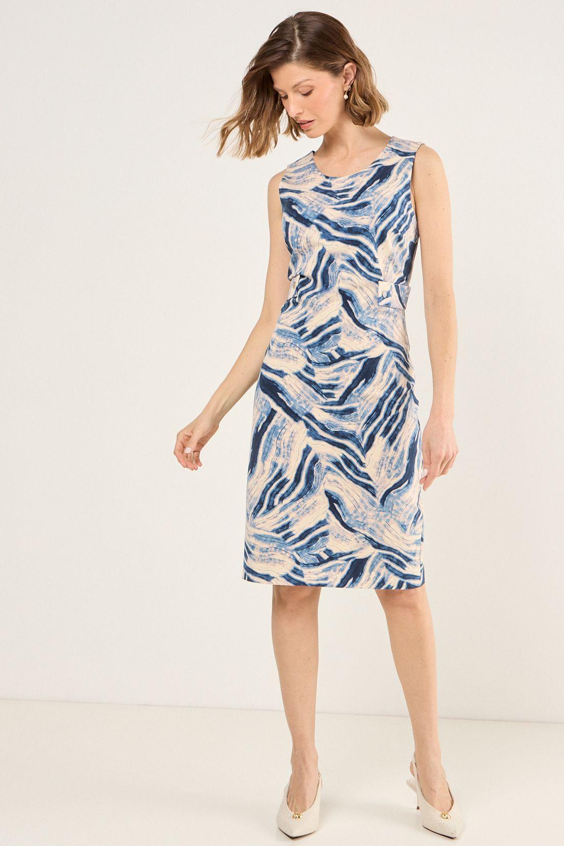 Vestido Largo Azul Ma Griffe 13102225009104-4