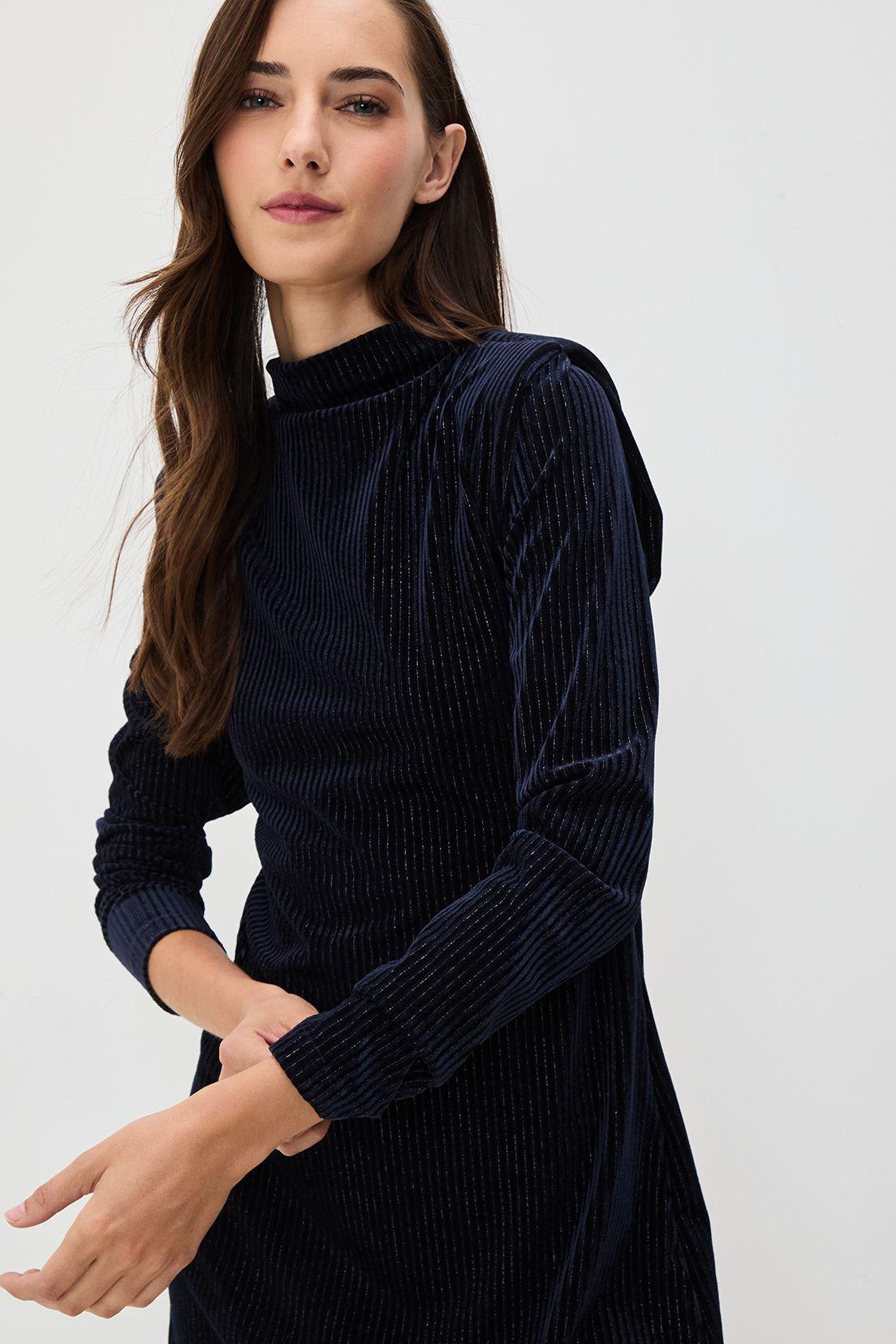 Vestido Liso Azul 13020125005104-2