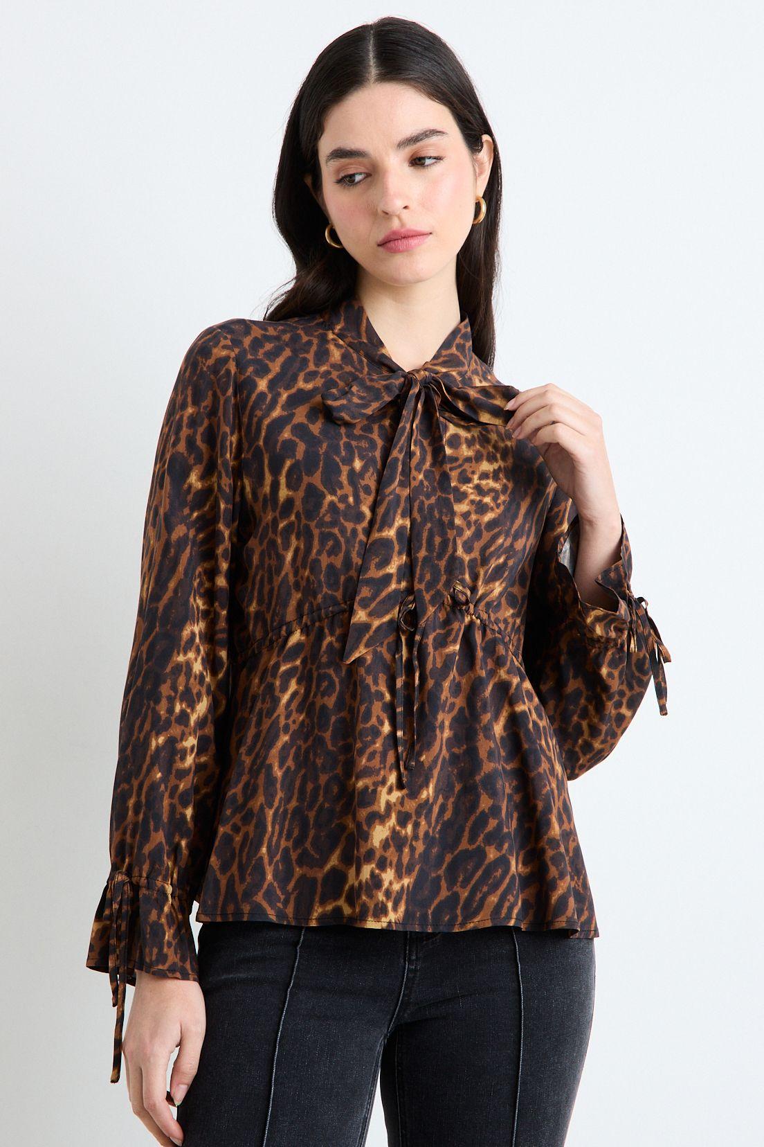 Blusas Manga Larga Café Ash 14107225050109-0