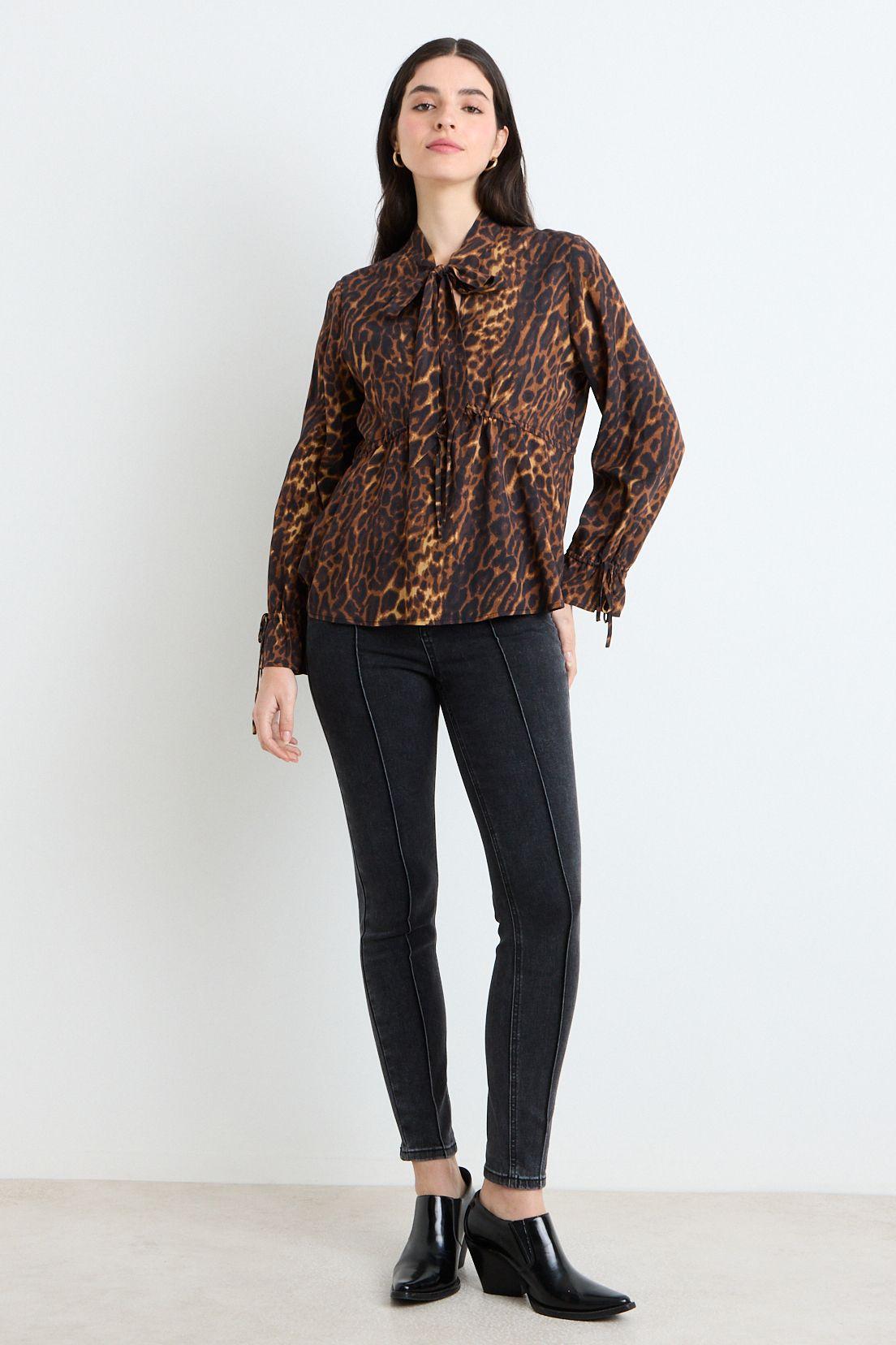 Blusas Manga Larga Café Ash 14107225050109-4