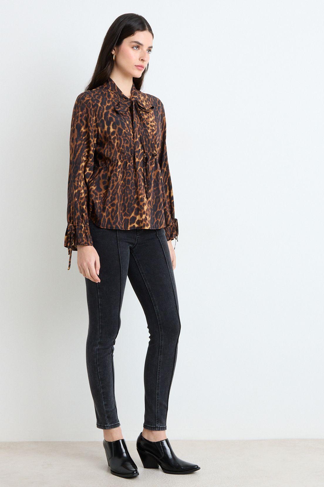 Blusas Manga Larga Café Ash 14107225050109-3