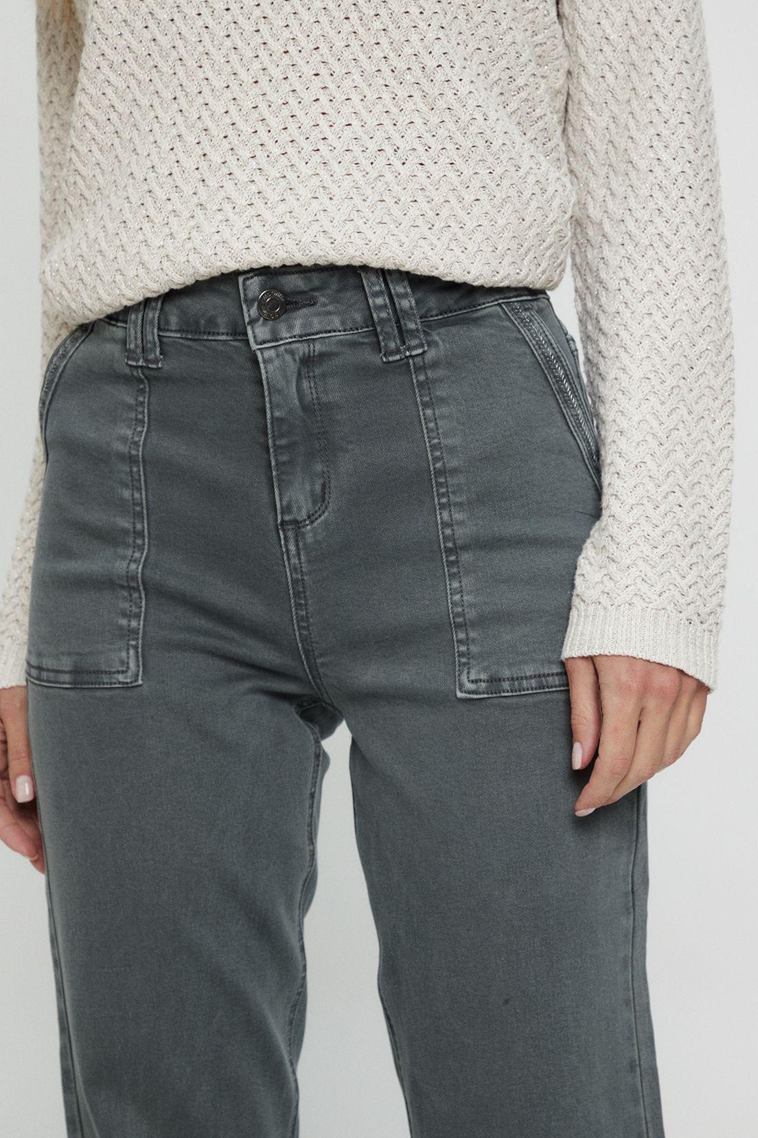 Jeans Liso verde musgo Ma Griffe 11302224003107-1