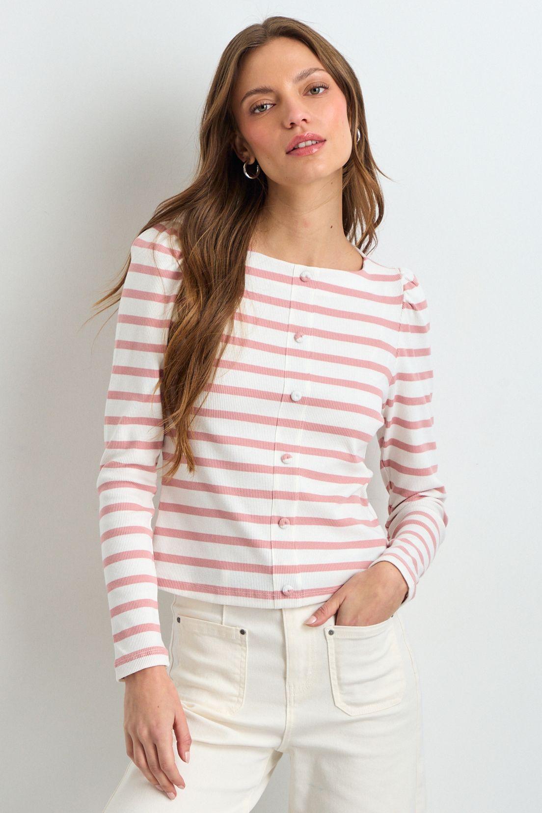 Polera Manga Larga Rosa iO 14320225052123-0