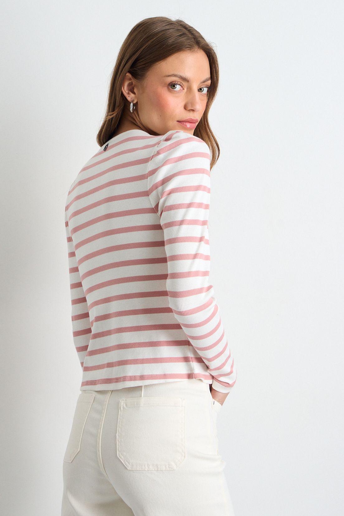 Polera Manga Larga Rosa iO 14320225052123-3