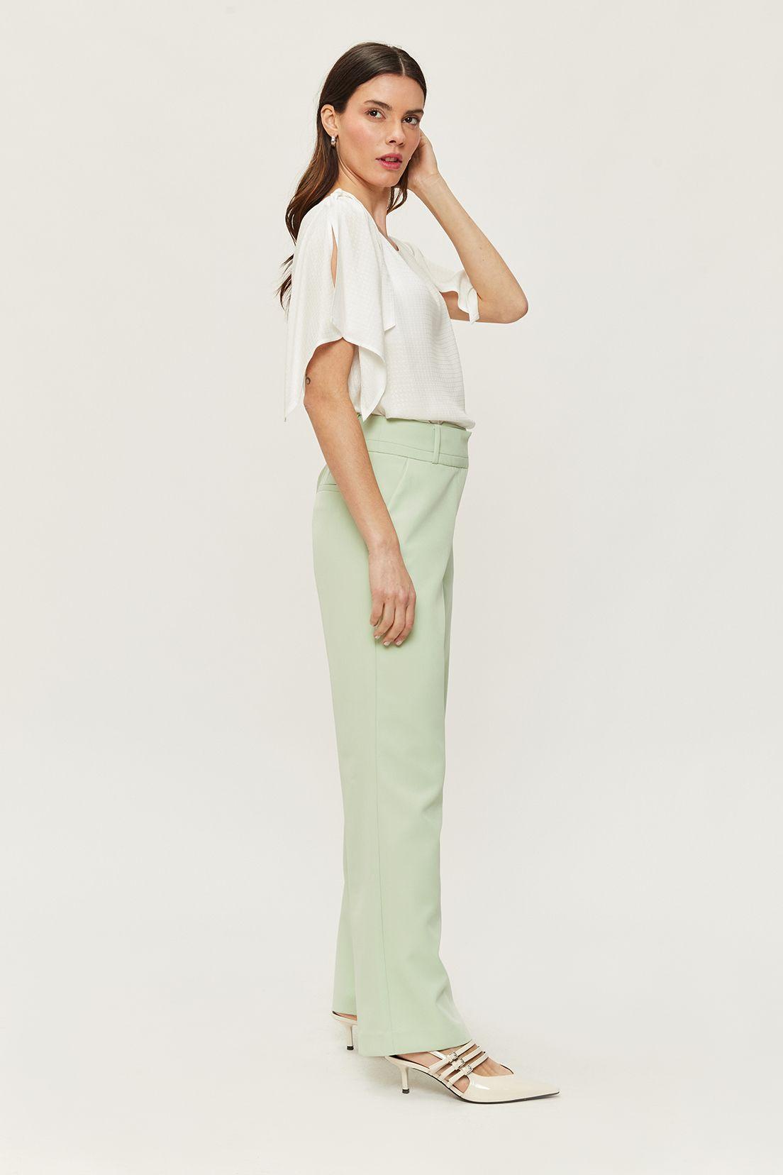Pantalon Liso Sastrero Verde Ash 11007224002217-3