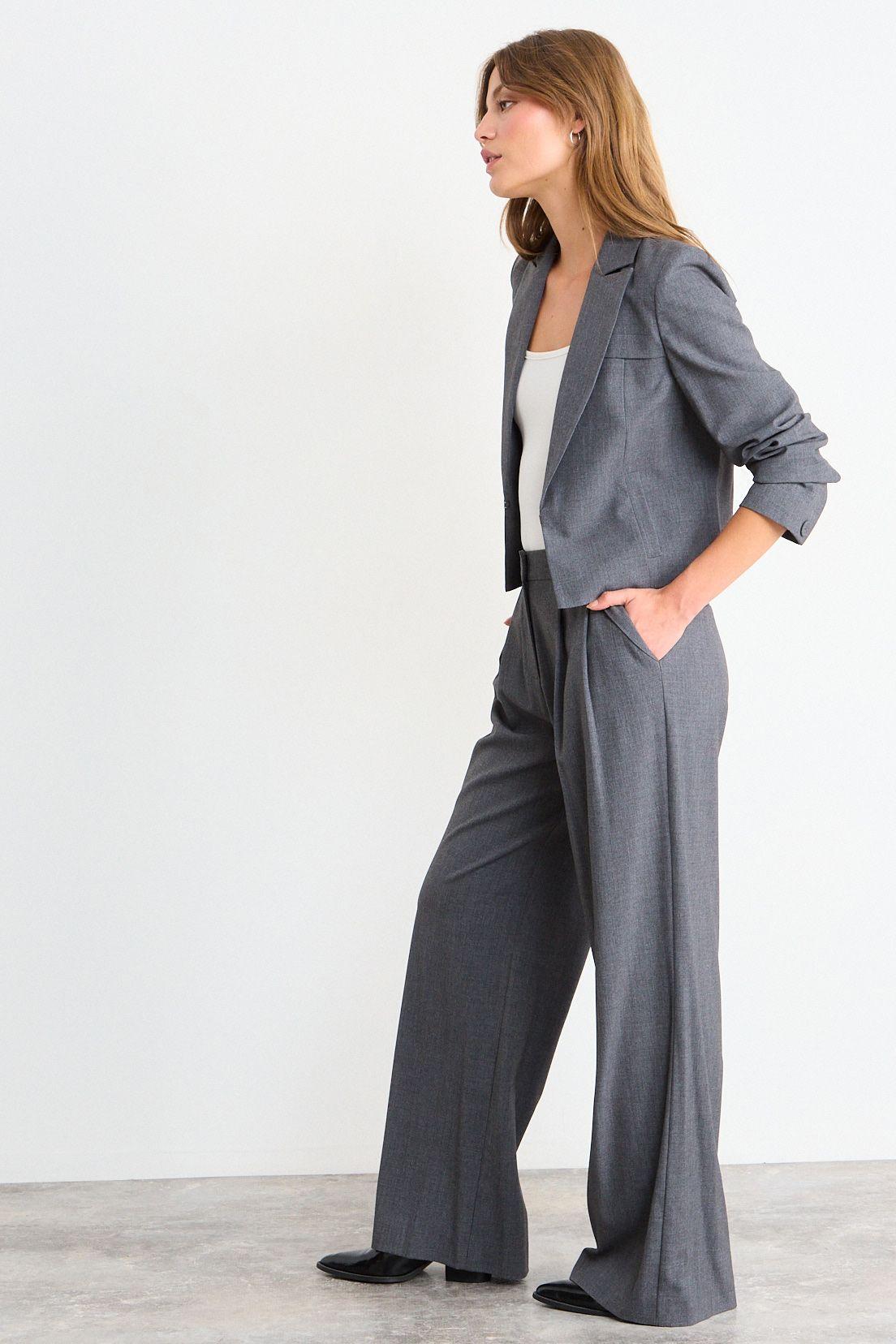 Blazer Liso Gris iO 16020126009113-4