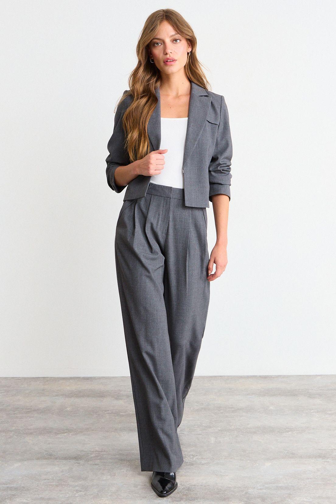 Blazer Liso Gris iO 16020126009113-3