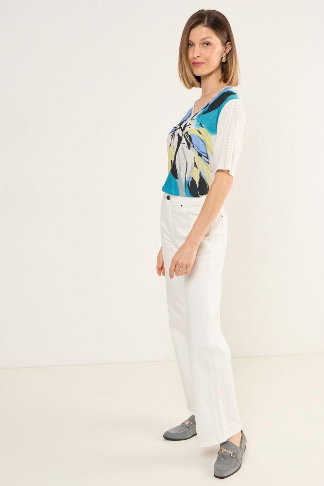 Polera Estampada Blanco Ma Griffe 14602225003101-4