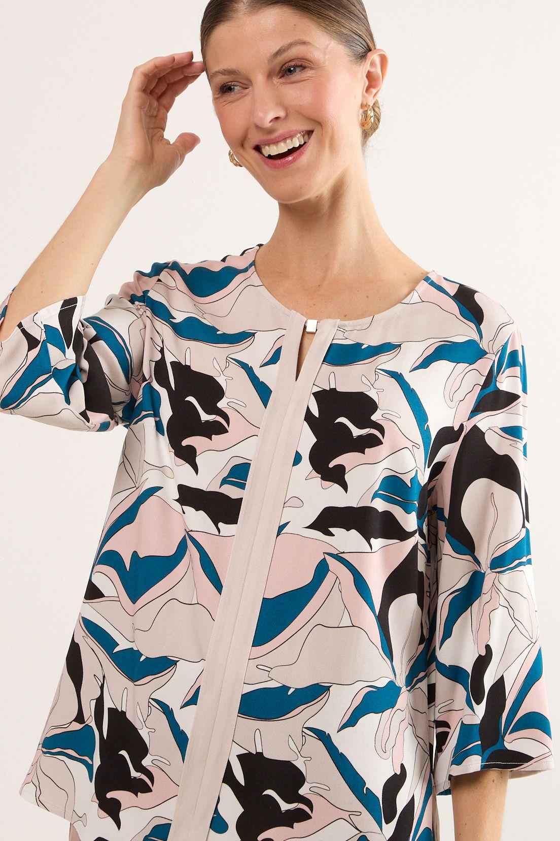 Blusas Manga Larga Crudo Ma Griffe 14102225003105-1
