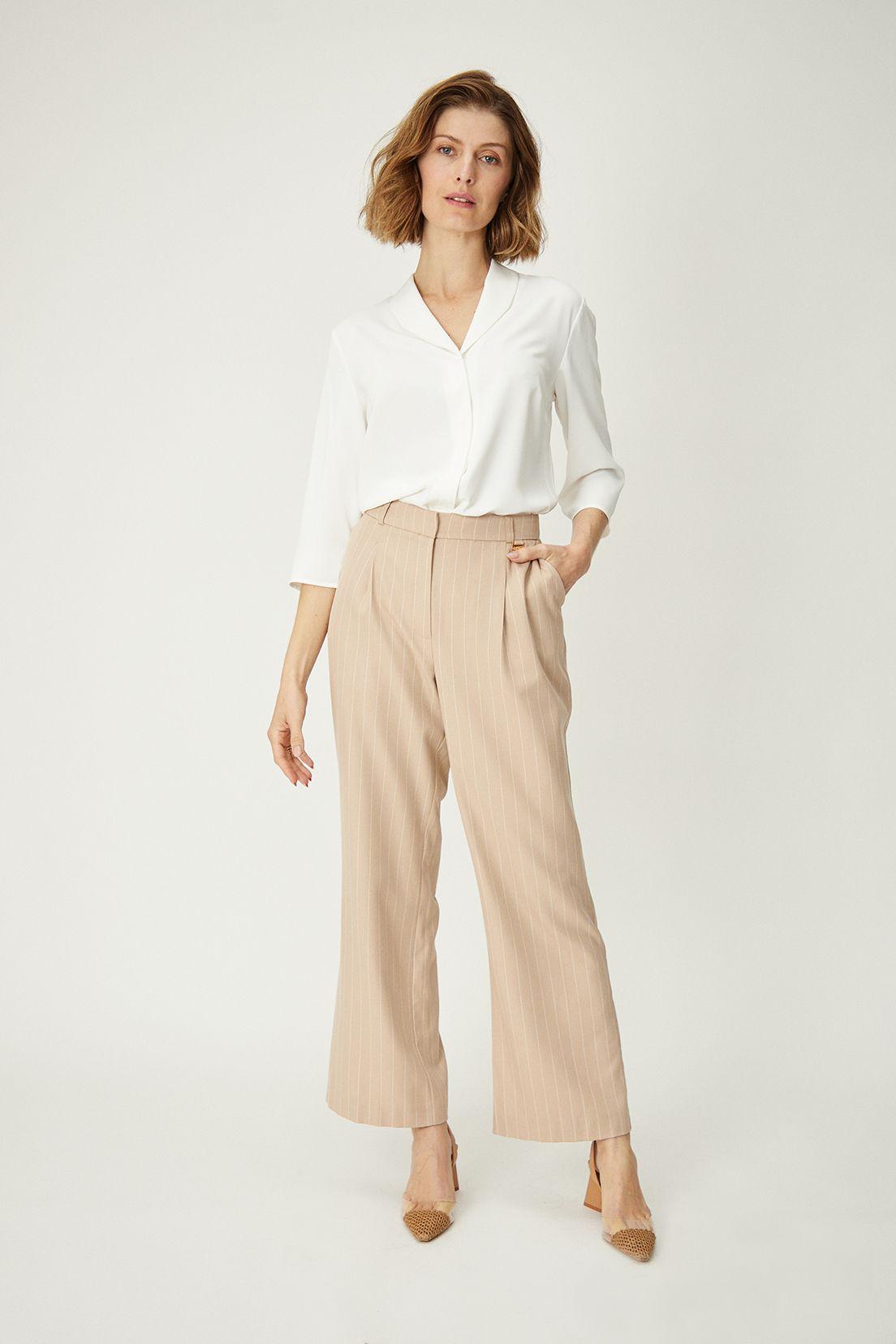 Pantalon Liso Beige Ma Griffe 11102224052106-0