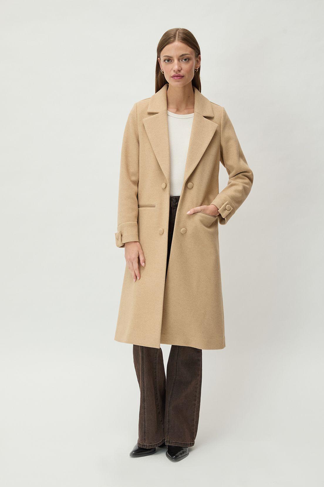 Chaqueton Liso Beige 17220125051106-0