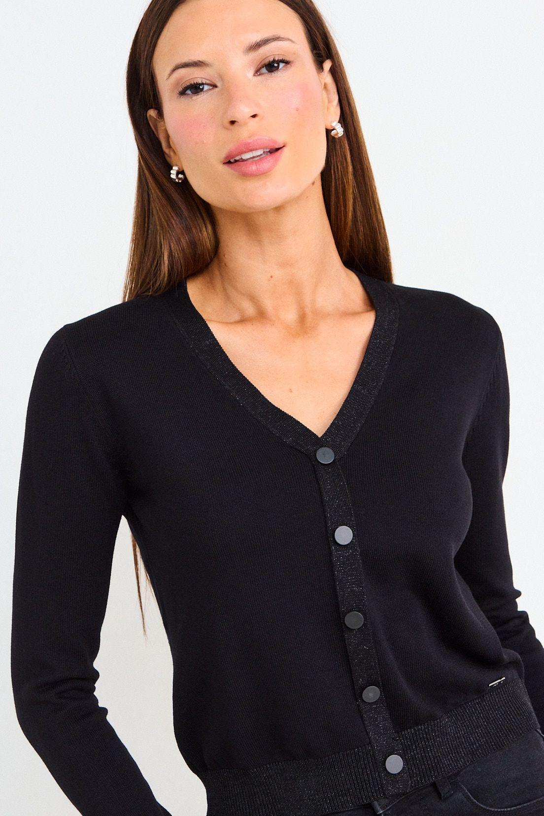 Chaleco Polera Tejida Negro Ash 18207126055102-0