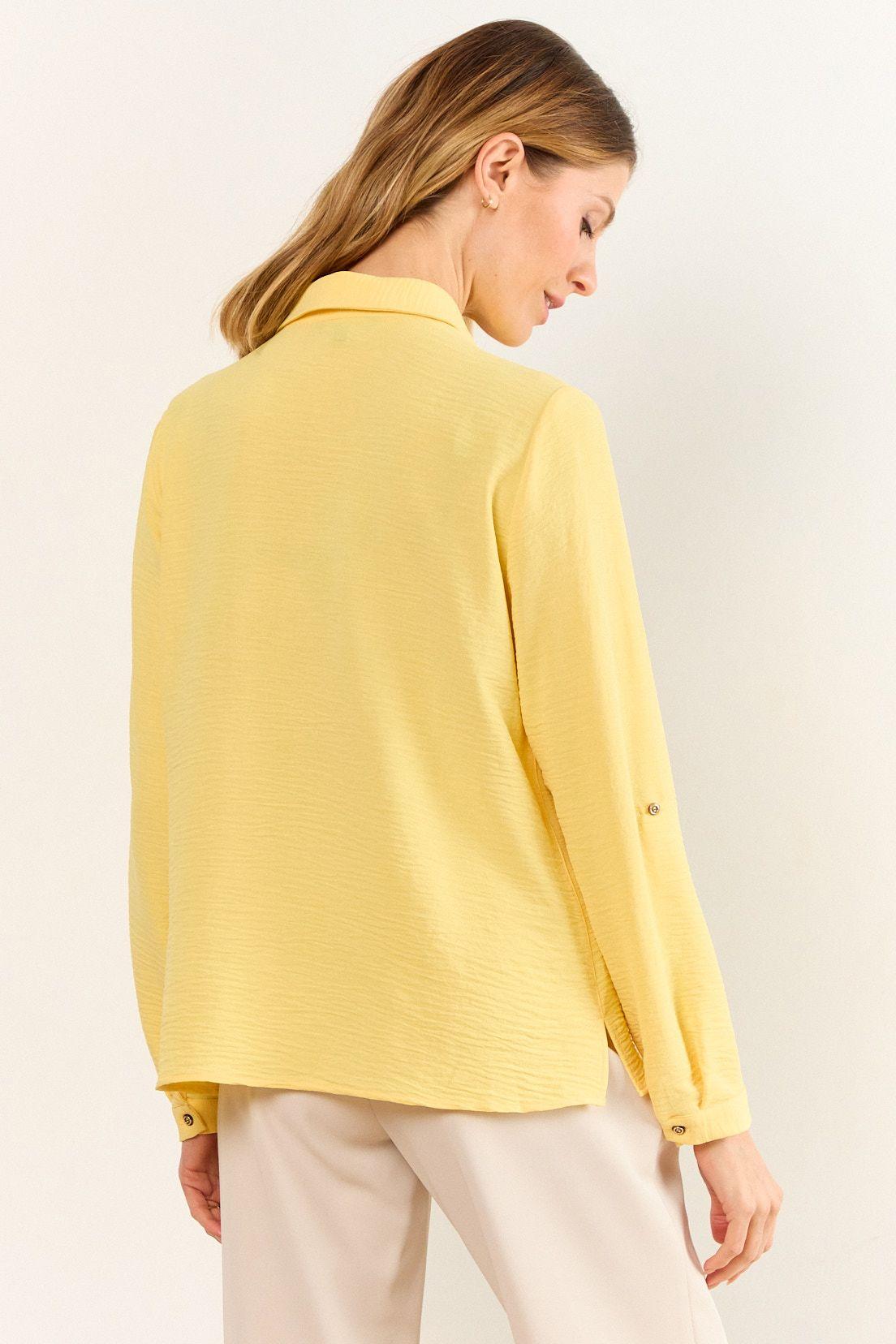Blusa Camisera Amarillo Ma Griffe 14002226004108-2