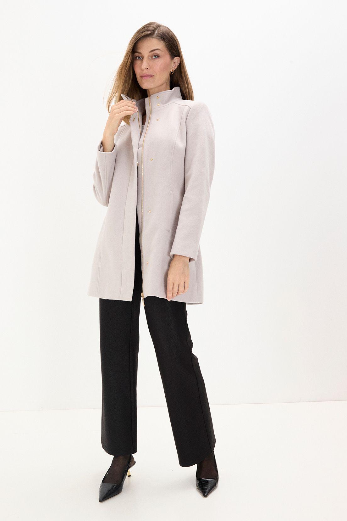 Chaqueton Cuello Alto De Muflon Gris 17202125005113-4