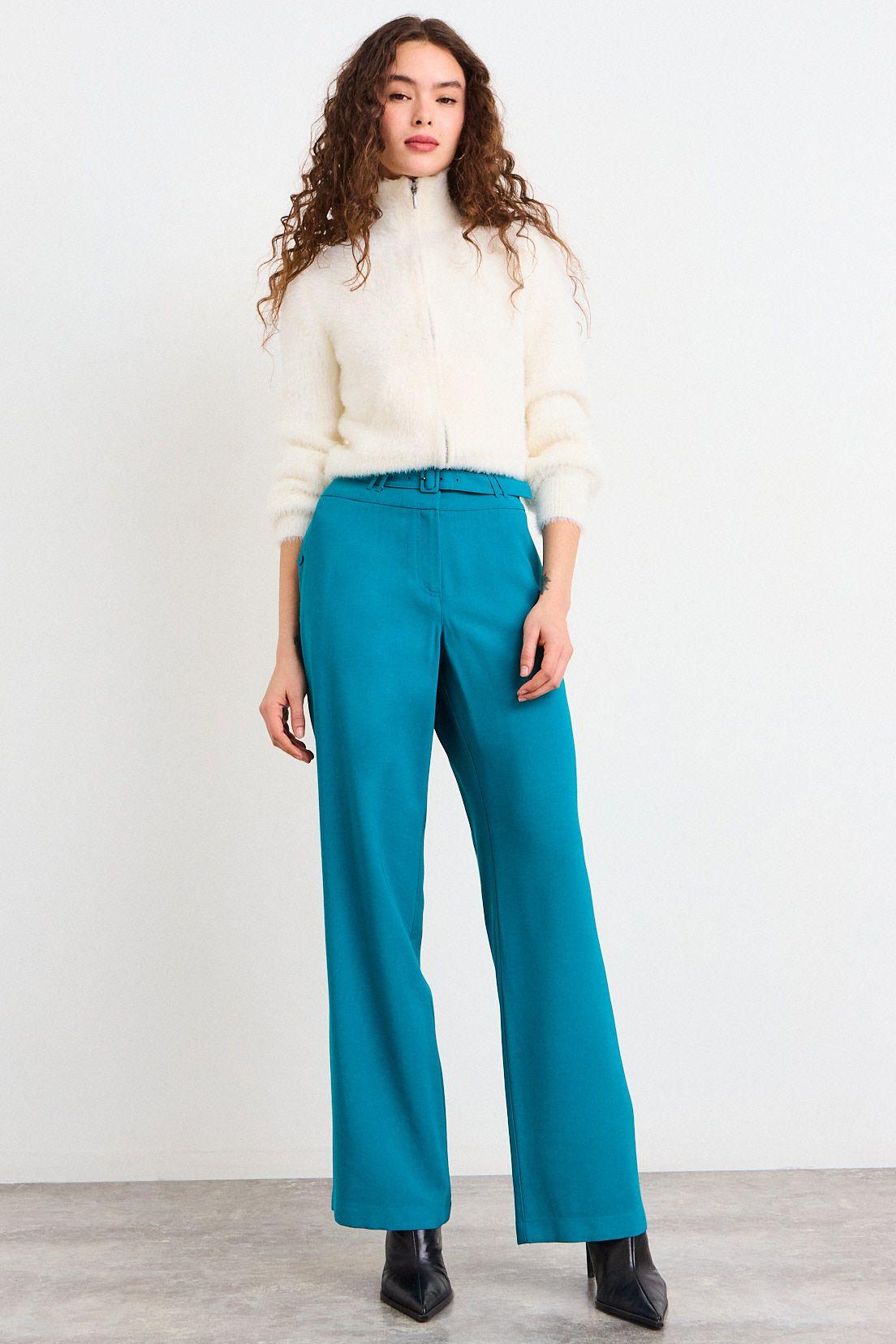 Pantalon Liso Verde iO 11020226050217-0