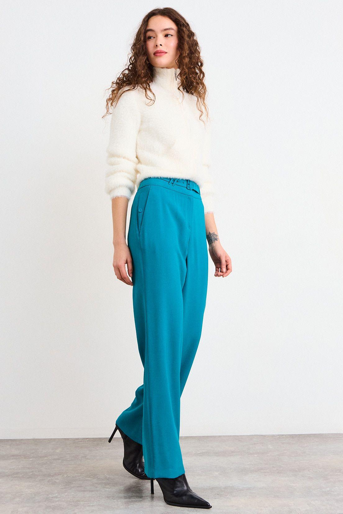 Pantalon Liso Verde iO 11020226050217-4