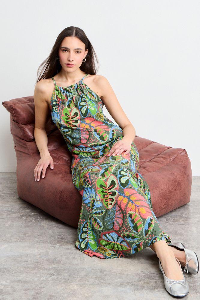 Vestido Largo Verde Oliva iO 13520225050107-2