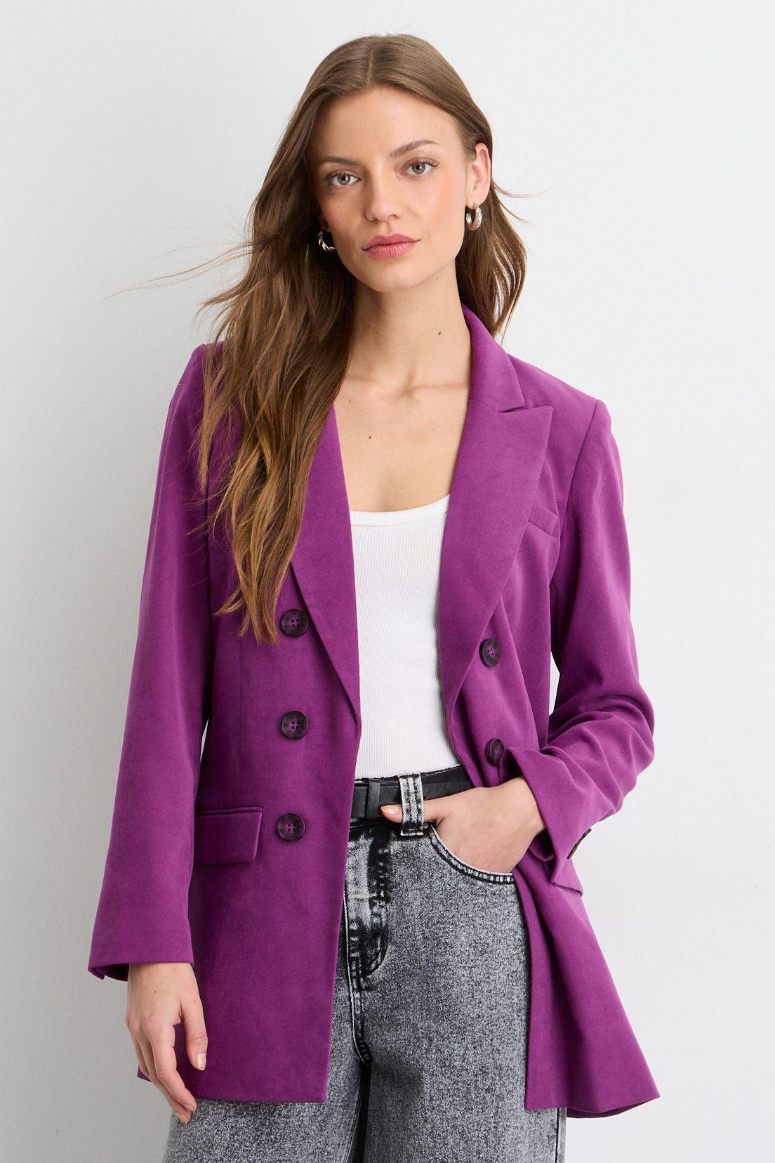 Blazer Liso Morado 16020125064121-0