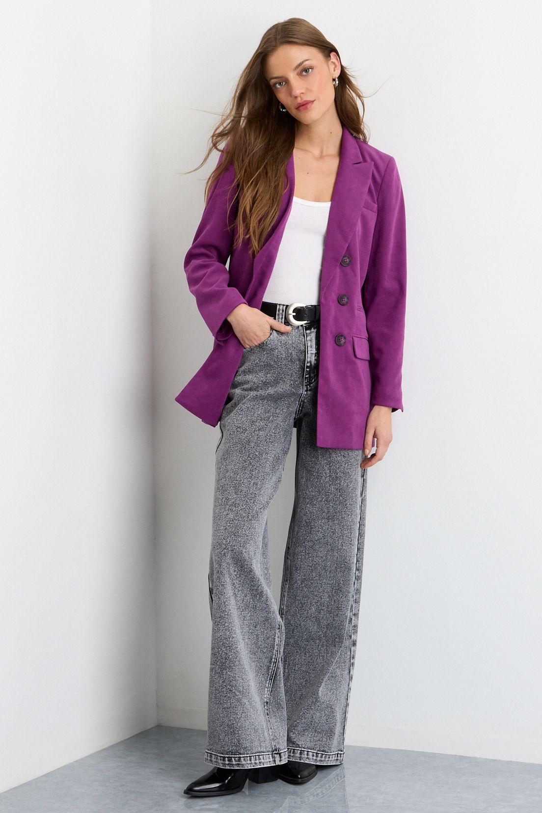 Blazer Liso Morado 16020125064121-4