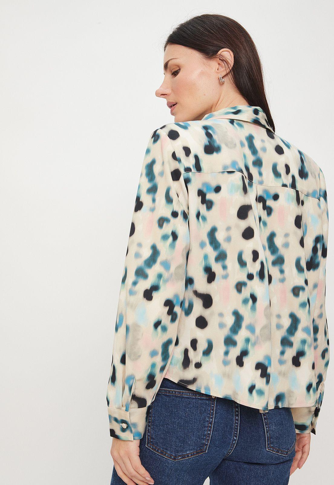 Blusa Camisera Estampado Blanco Ash 14107224052105-4