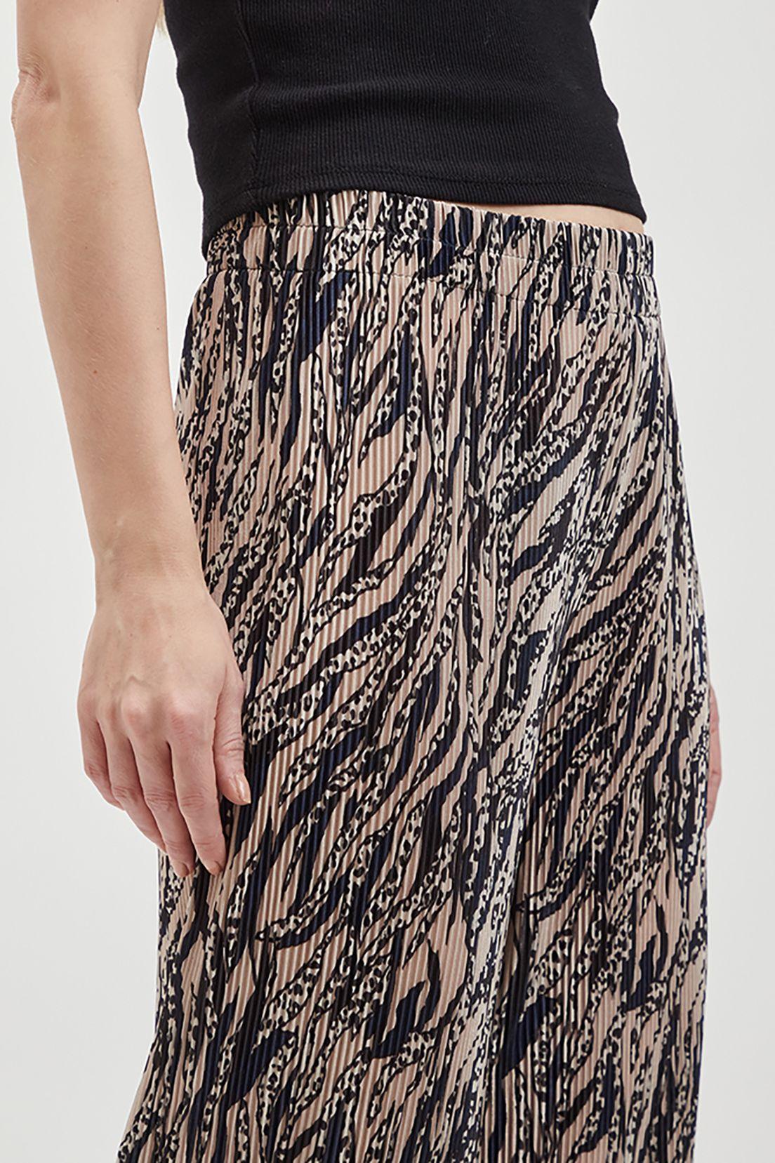 Pantalon Plisado Estampado Beige Ash 11607224001106-2