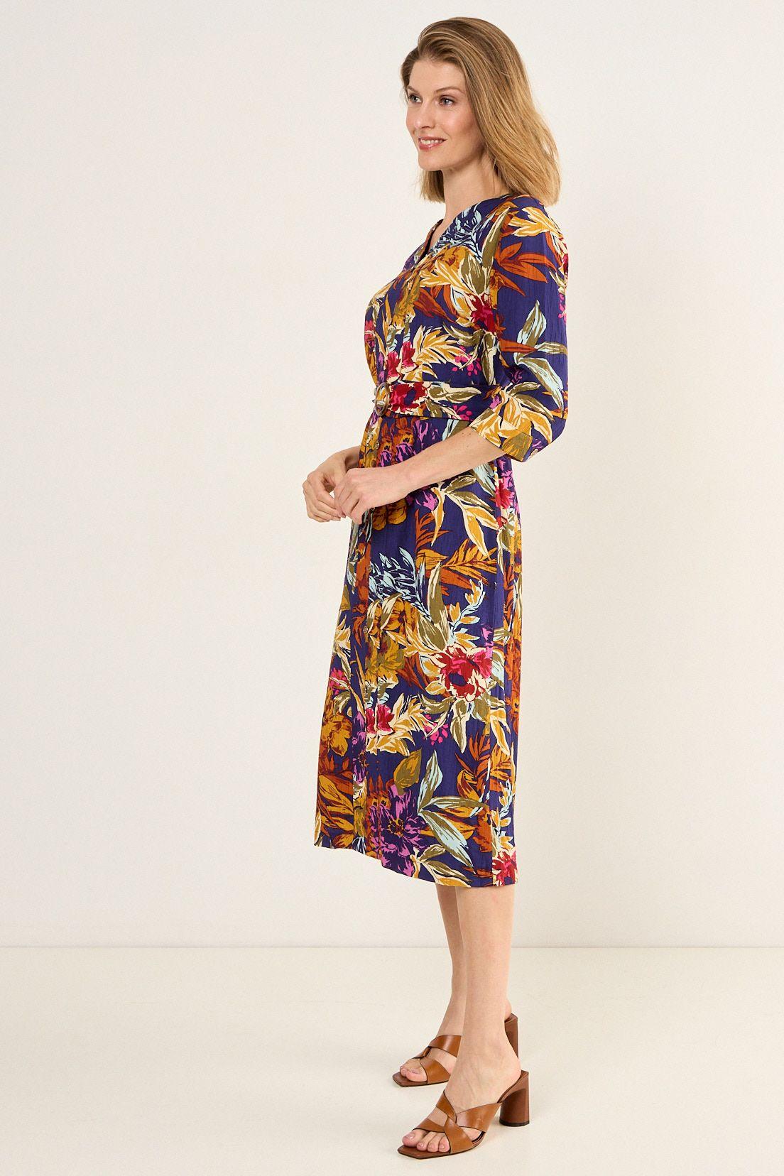 Vestido Estampado Azul Ma Griffe 13102126050104-4