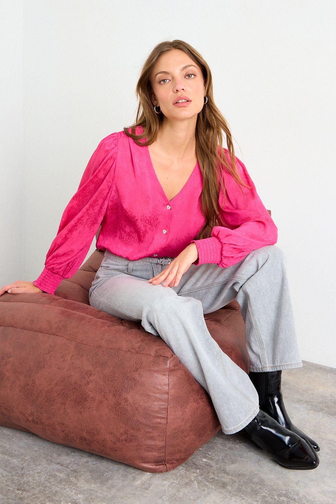 Blusa Lisa Fucsia iO 14020126007116-3