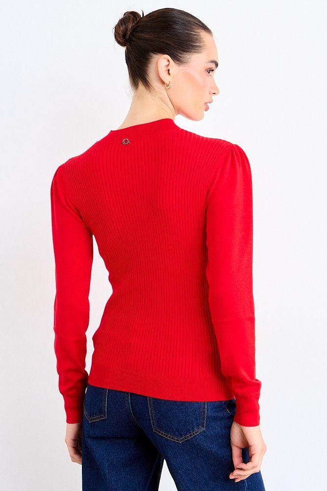 Sweater Liso Rojo iO 18120126005103-2