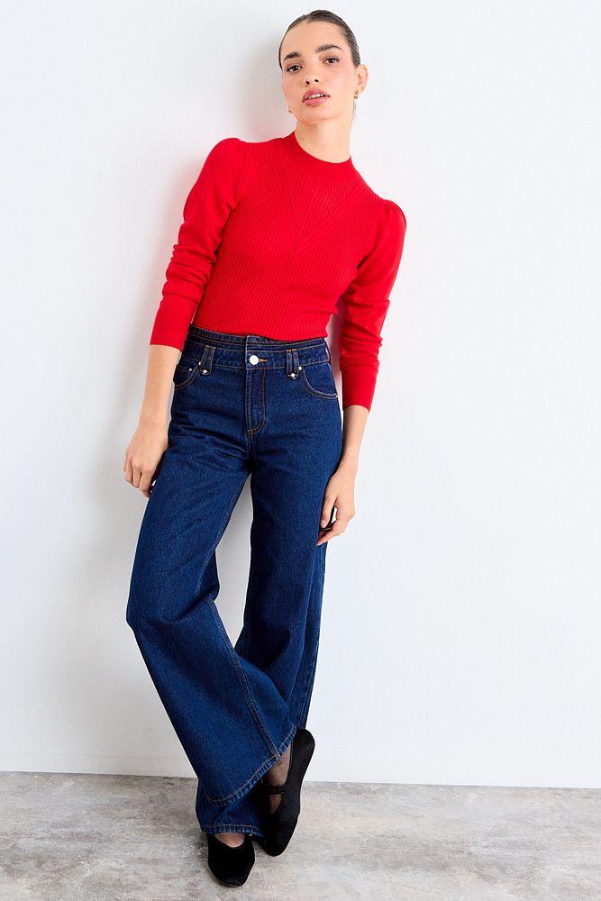 Sweater Liso Rojo iO 18120126005103-3