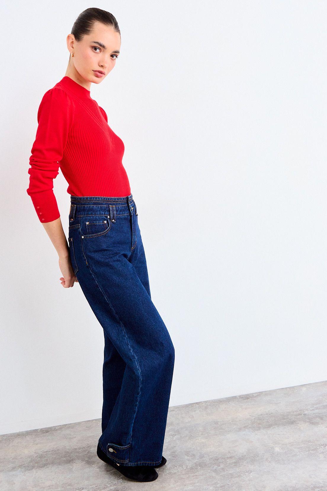 Sweater Liso Rojo iO 18120126005103-4