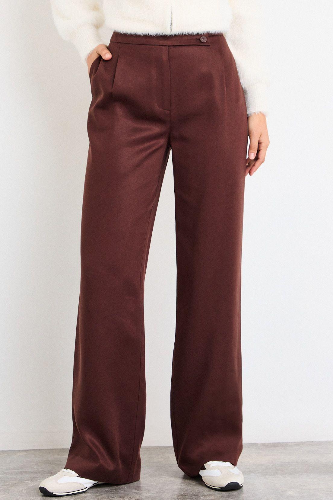 Pantalon Liso Café iO 11020226001109-1