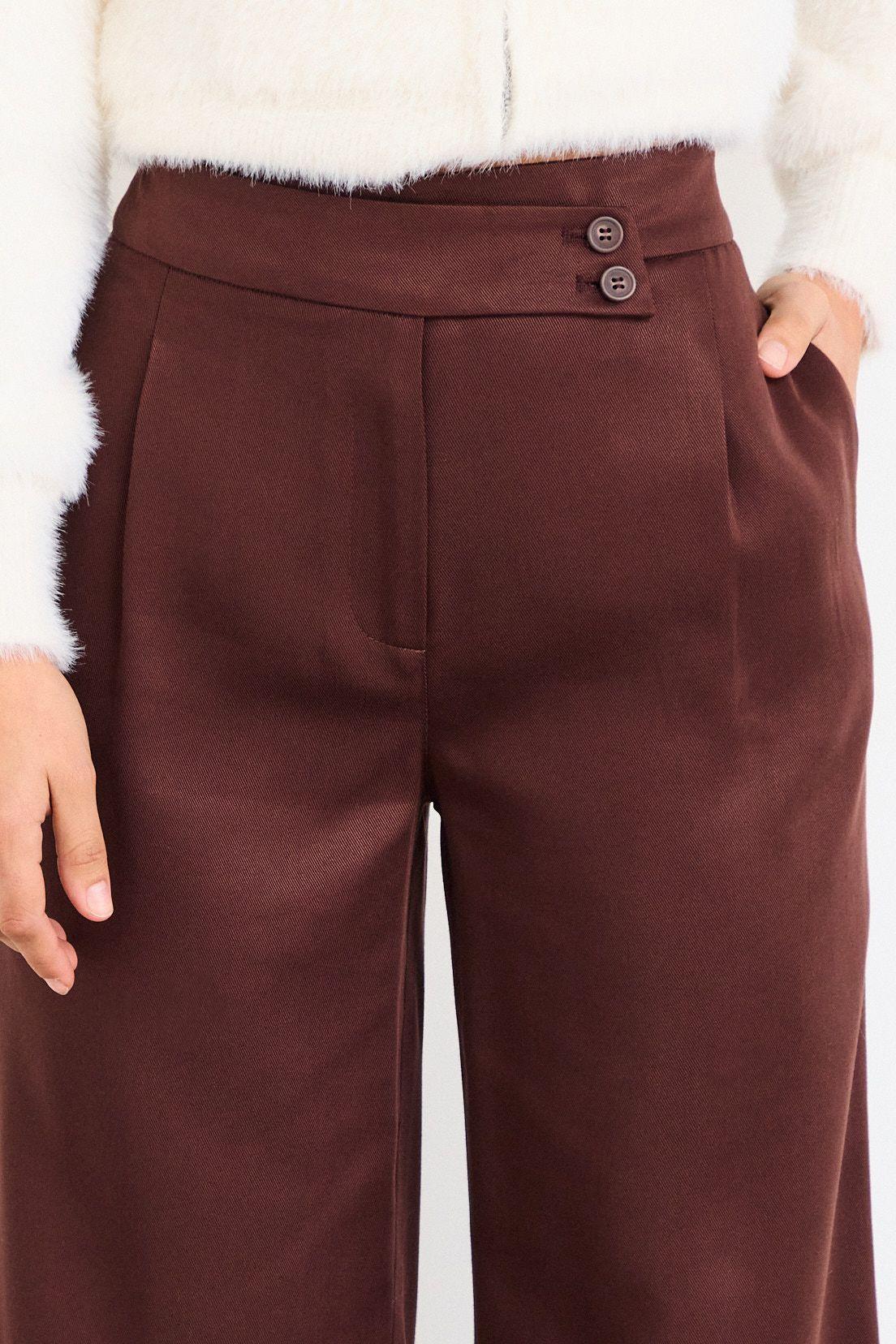 Pantalon Liso Café iO 11020226001109-2