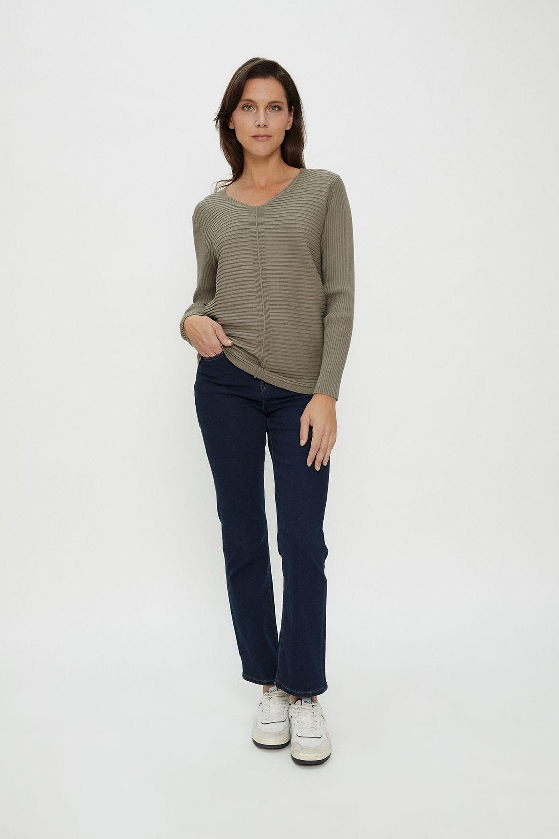 Sweater Liso Verde Ma Griffe 18102224001107-1