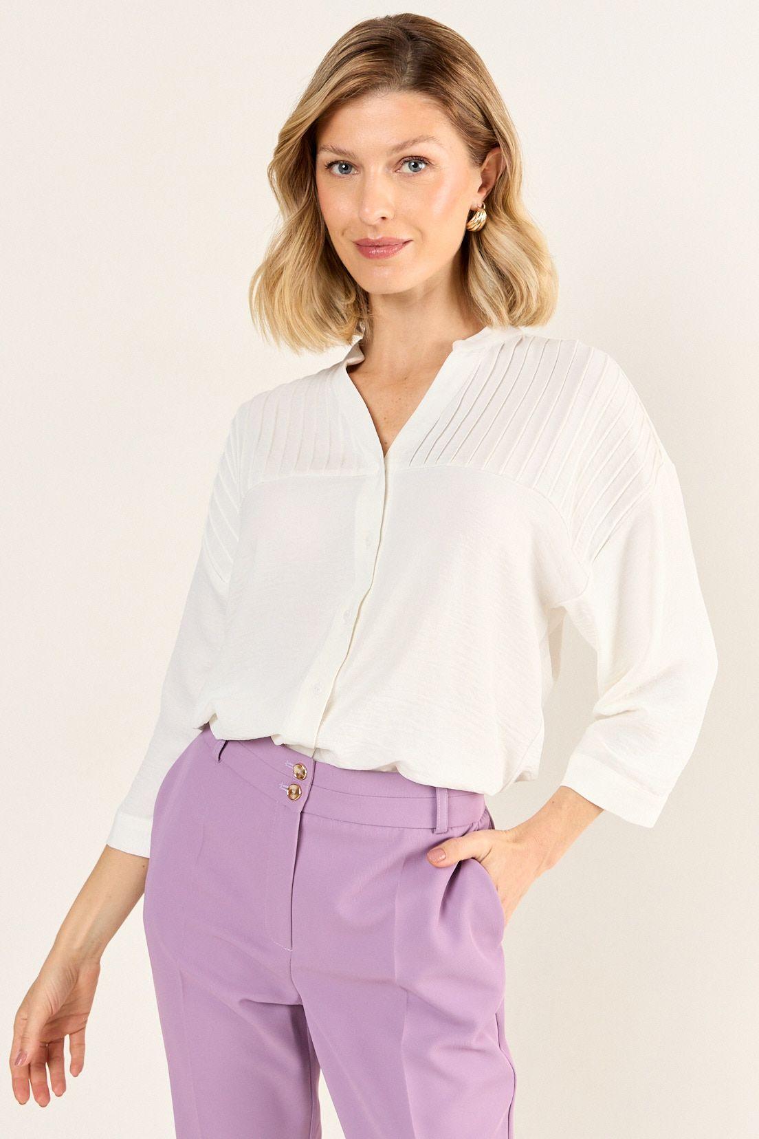 Blusa Cuello Mao Crudo Ma Griffe 14002126055105-0