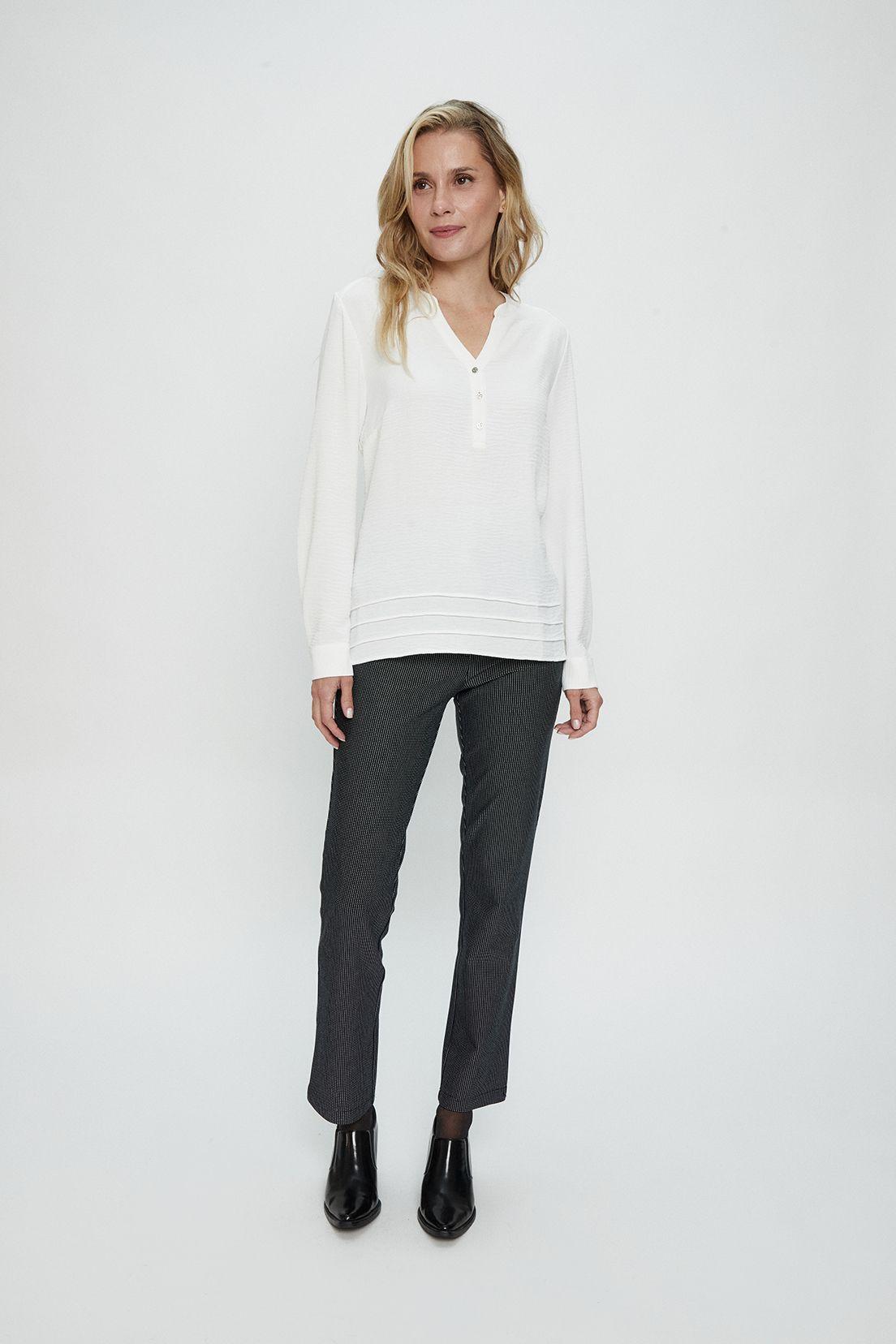 Blusa Lisa Blanco Ma Griffe 14002224002105-0