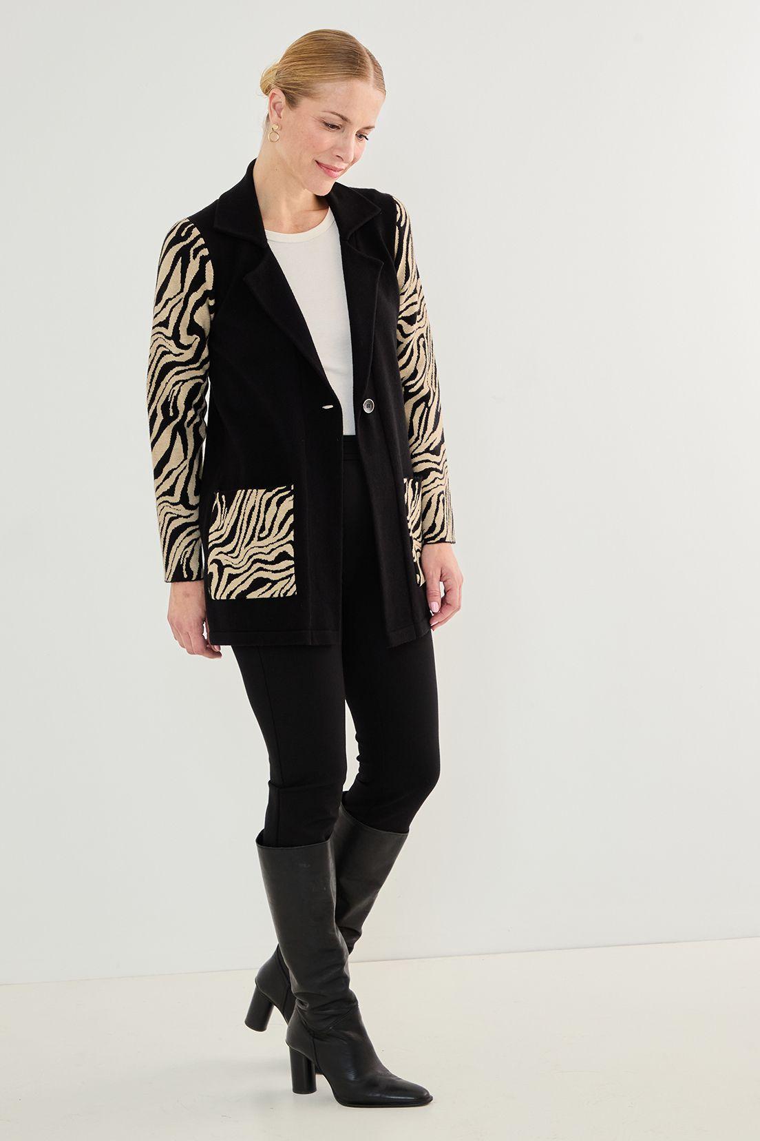 Tejido Tipo Chaqueton Negro 18602125002102-2