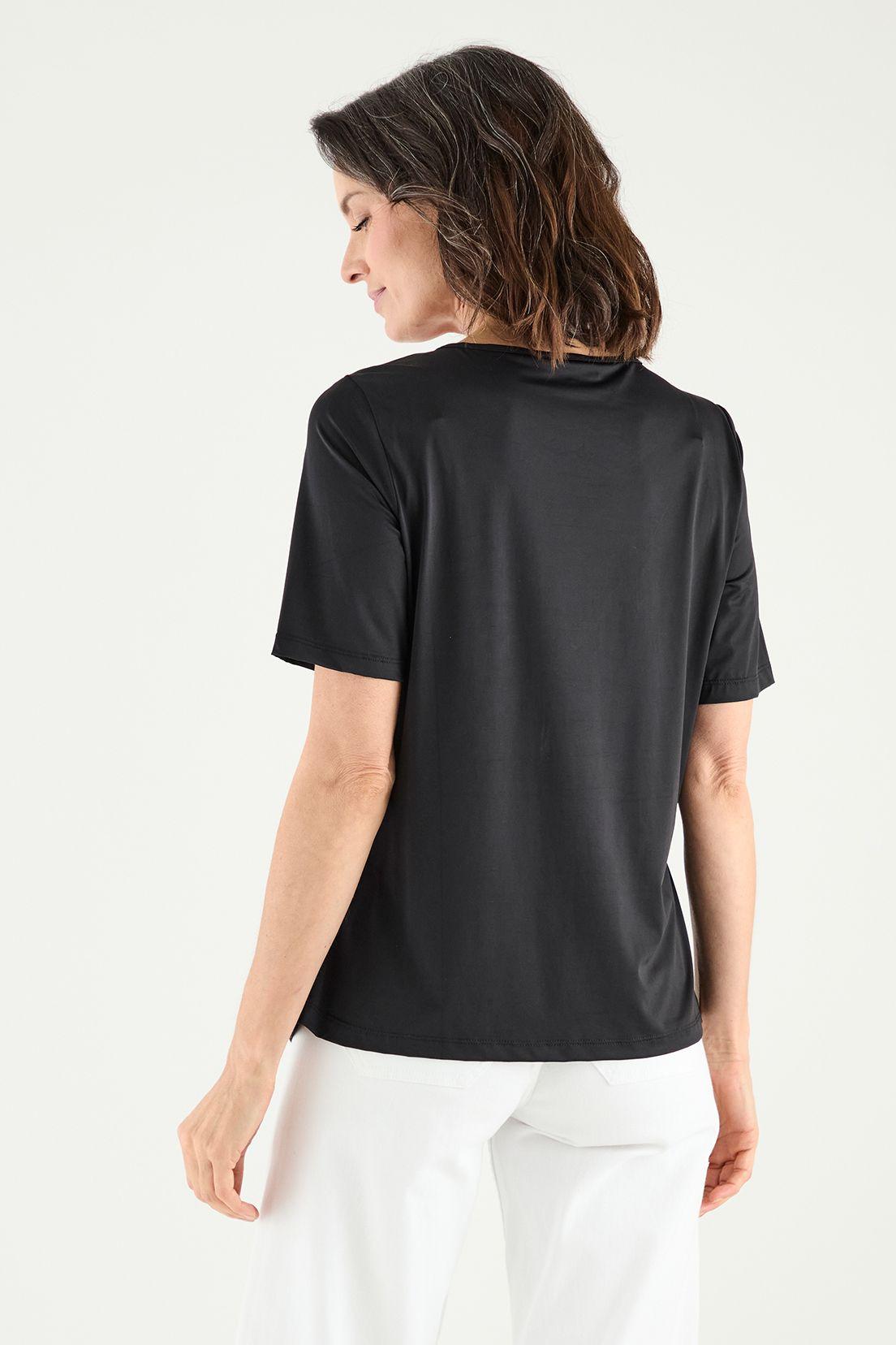 Polera Manga Corta Negro Ma Griffe 14202125002102-3