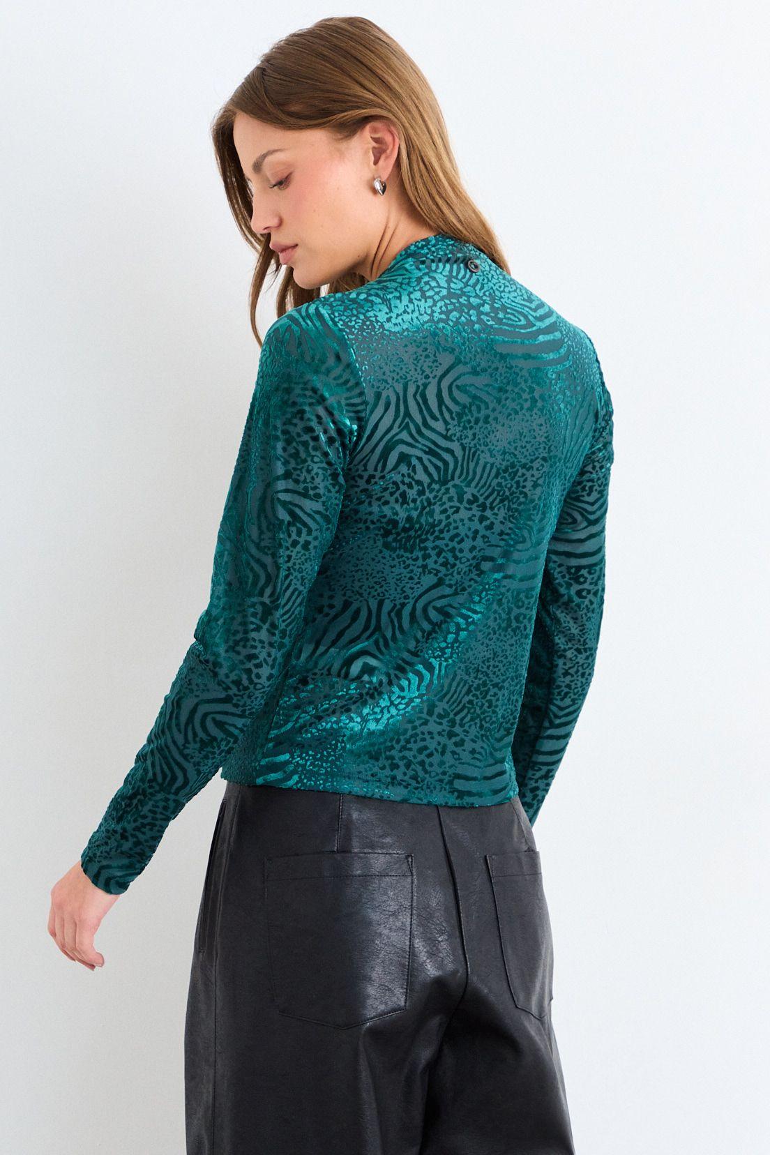 Polera Fantasia Verde Oliva iO 14320126056107-2