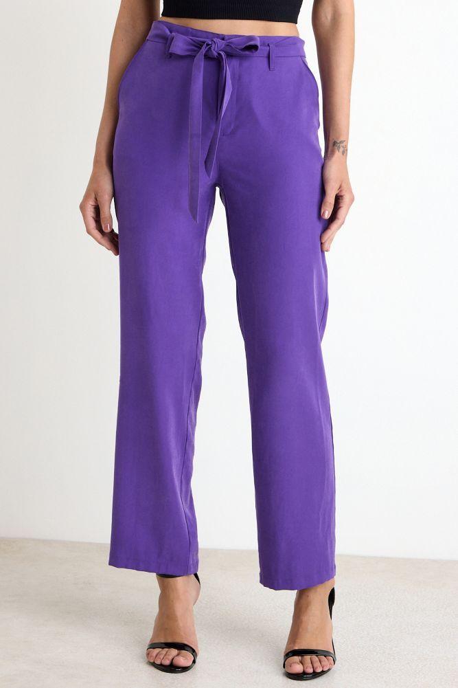 Pantalon Recto Con Lazo Morado Ash 11007225013121-1