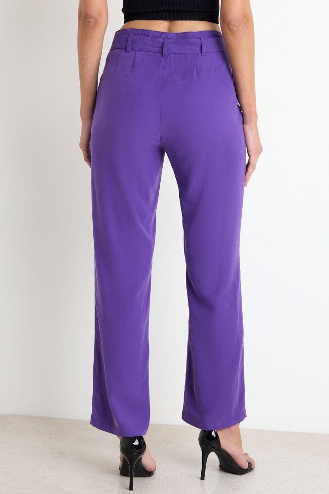 Pantalon Recto Con Lazo Morado Ash 11007225013121-3