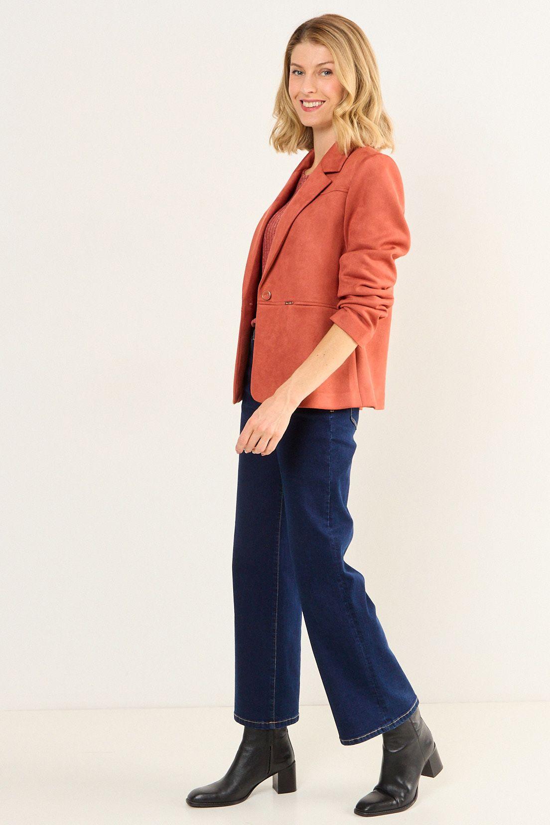 Blazer Antelina Terracota Ma Griffe 16002126052214-4