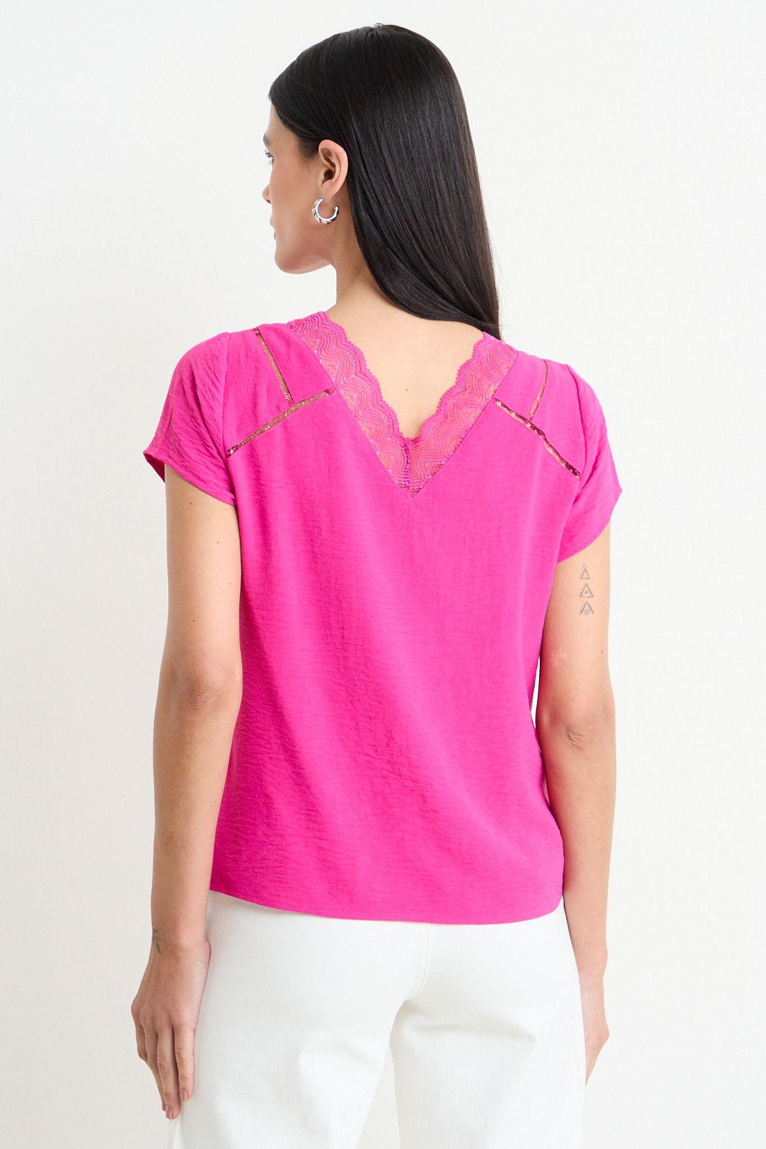 Blusa Lisa Fucsia Ash 14004225073116-2