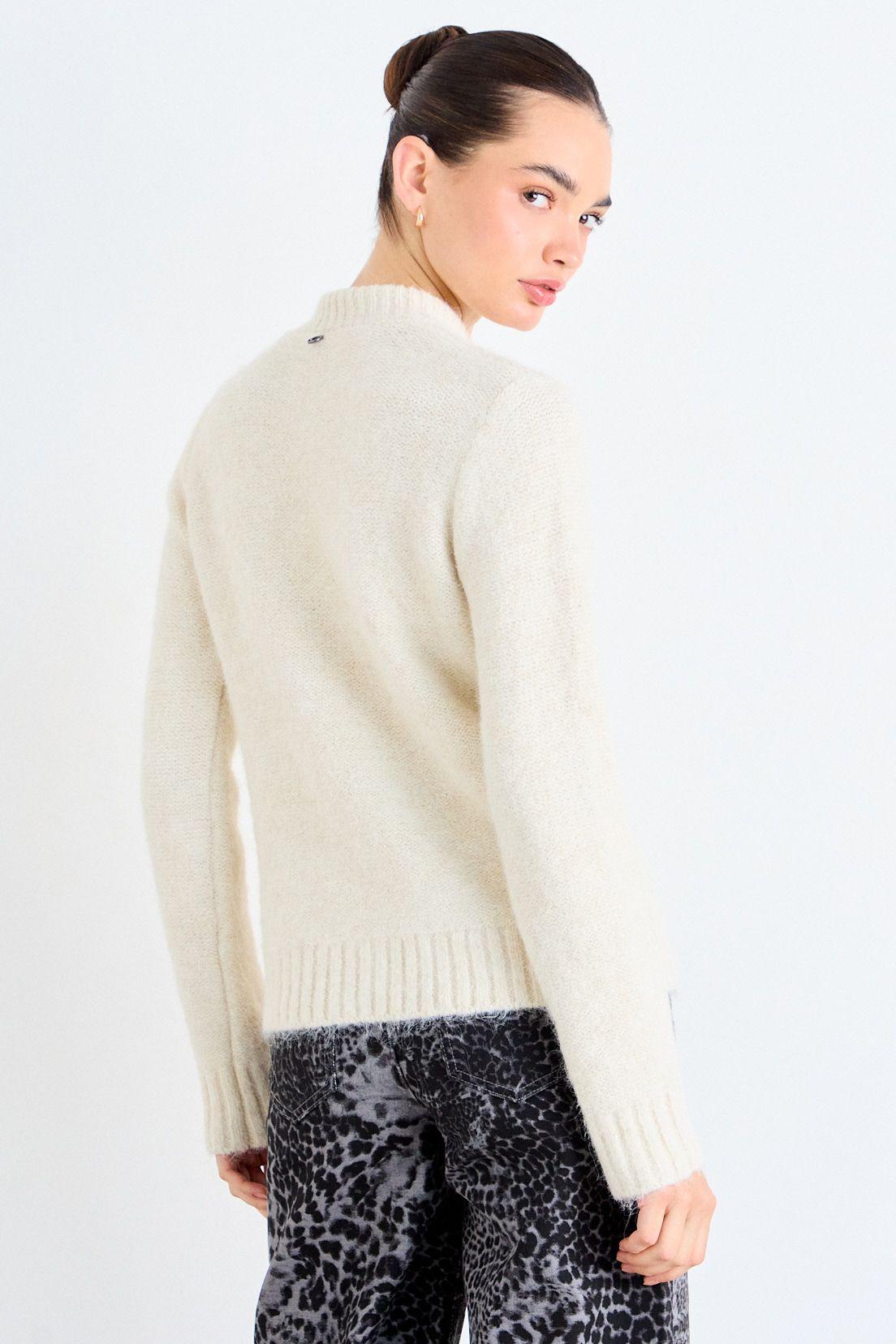 Sweater Moair Trenzado Crudo iO 18720126010105-2