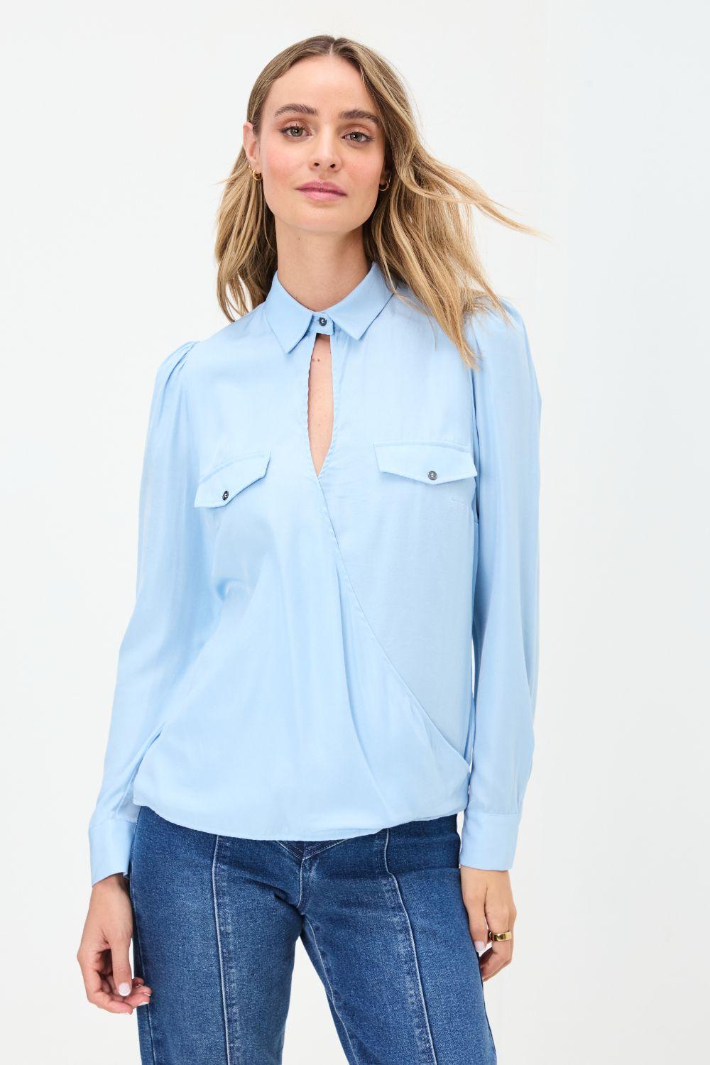 Blusa Lisa Celeste 14020125013110-0